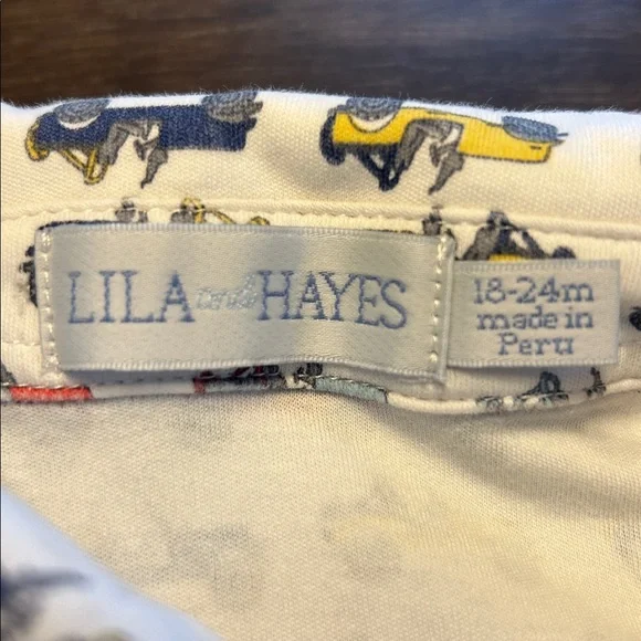 Lila and Hayes Pima Cotton Multi-Color Jeeps One-Piece Romper - Picture 4 of 5